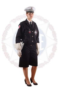 femme agent de police